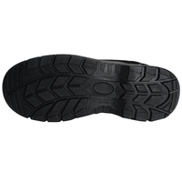 AODEXIANG Chaussures de sécurité industrielles unisexes en cuir véritable, embout en acier, semelle extérieure respirante en PU, confortables, anti-perforation, toutes saisons