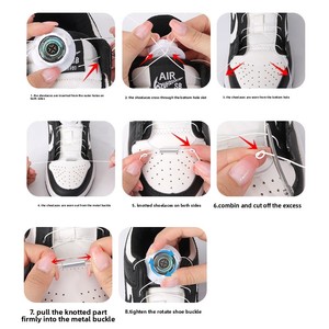 Giày thể thao nhựa đế bằng kiểu dáng đơn giản, dễ mang, có khóa dây thép chống trơn, thiết kế dây giày xoắn không cần buộc. - Product Image 5