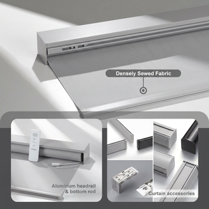 Custom Double Layer Day and Night Electric Motor Remote Control Blackout <strong>Roller</strong> Blinds for <strong>Window</strong> - Product Image 3