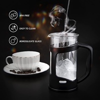 Offre Spéciale 3 tasses Cafetiere Cafetière à presse française Parfait pour les amateurs de café Cadeaux Saveur maximale Cafetière