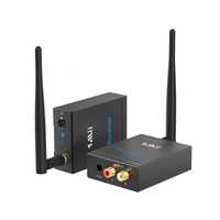 1Mii 2.4GHz kablosuz kablosuz AV alıcısı-vericisi ve alıcı 328ft uzun mesafe Stereo ses adaptörü için TV PC MP3/MP4 amplifikatör hoparlör