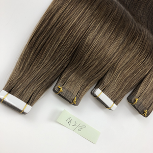 Оптовая Продажа, 100%, наращивание человеческих кутикул, русские волосы, 12-26 дюймов, двойная лента для наращивания волос - Product Image 5
