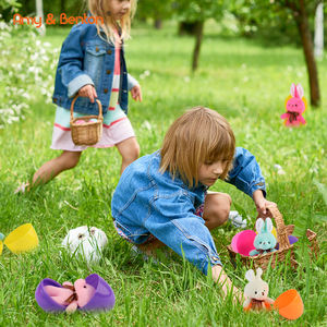 2025 गर्म बिक्री प्लास्टिक ईस्टर अंडे प्लग बंनी भरवां खिलौना - Product Image 4