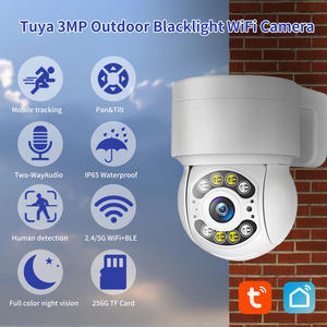 Cámara de Seguridad IP Inalámbrica para Exteriores de Alta Definición Tuya WiFi, CMOS IP67 Resistente al Agua, Control por Aplicación Móvil, Seguimiento de Movimiento - Product Image 1