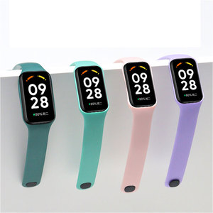 Correa de reloj inteligente Dous de silicona suave e impermeable para <span class=keywords><strong>Redmi</strong></span> Band 2, diseño de brazalete con hebilla de 12 mm - Product Image 4