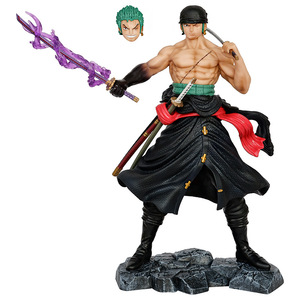 Hcengtriz 30CM per un pezzo Roronoa Zoro spada PVC figura giapponese cartone animato Action Figure statua giocattolo Anime raccogliere modello - Product Image 6
