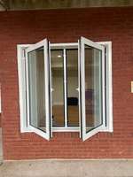 Fenêtres à battants à économie d'énergie certifiées NFRC, double ou triple vitrage Low-E, en aluminium, pour villas