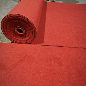 Alfombra Reversible de Poliéster Rojo No Tejido para Pasillos, Lavable, para Exposiciones, Decoración de Fiestas Temáticas de Cine, Campamentos - Product Image 2