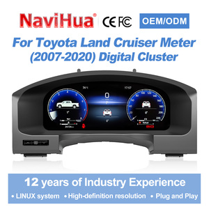 Écran numérique de tableau de bord 12,3 pouces pour Toyota Land Cruiser LC200 2008-2021, écran LCD, Carplay, compteur de vitesse, cockpit virtuel - Product Image 3