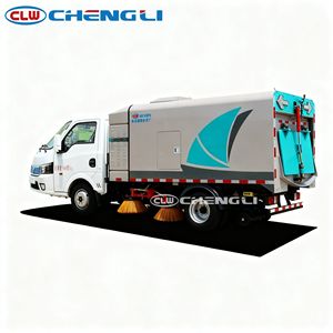 รถกวาดถนนไฟฟ้า Dongfeng Huashen รุ่น Clw 4x2 พลังงานใหม่ สำหรับกวาดถนนในเมือง สวนสาธารณะ และพื้นที่ชุมชน - Product Image 5