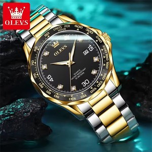   Reloj de Cuarzo Original 9988 para Hombre, Serie Green Water Ghost, Reloj de Lujo para Hombre, Luminoso, con Calendario, Resistente al Agua - Product Image 3