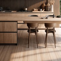 Lemari Dapur Stainless Steel Mewah Kabinet Dapur Modular Set Perabot Dapur Minimalis Kustom dengan Wastafel
