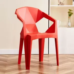 Sedia Portatile in Plastica Minimalista per Chioschi di Street Food e Uso Esterno - Product Image 5