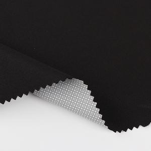 Tissu tissé en polyester 100D 100% écologique de haute qualité collé avec un <span class=keywords><strong>film</strong></span> PU imprimé pour la veste d'extérieur - Product Image 2