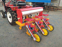 Semoir à Maïs et Soja Monté sur Tracteur Agricole 5 Rangs, Machine de Plantation de Semences de Maïs