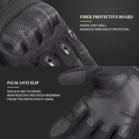 Gants tactiques d'entraînement en microfibre de polyester durables, résistants aux déchirures, compatibles avec les écrans tactiles, gants de combat tactiques à doigts entiers