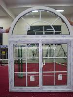Fenêtres rondes en aluminium pour vitres, fenêtres populaires, design de clôture