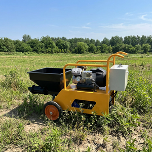 Machine à projeter le mortier industrielle 8HZ 220V/380V, équipement de construction haute efficacité pour pompe à <span class=keywords><strong>béton</strong></span> et plâtrage de ciment, Nouveau - Product Image 1