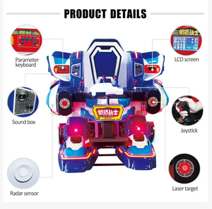Parc d'attractions Tour de luxe sur batterie électrique Marche <span class=keywords><strong>Robot</strong></span> manèges jouet voiture roi bataille pour enfants et adultes - Product Image 4