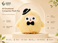 Giocattolo Interattivo AI in Peluche con Memoria a Lungo Termine, Clonazione Vocale, 50+ Lingue, Occhi LED Emozionali, WiFi, Ricaricabile