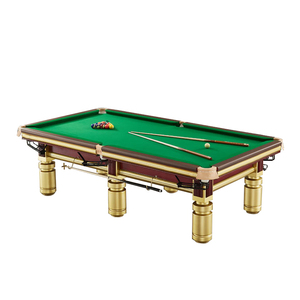 Bàn bida Trung Quốc 9ft tùy chỉnh, gỗ nguyên khối, bàn bida đen Trung Quốc, bàn bi-a 8 bi. - Product Image 5