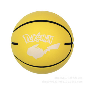 ลูกบาสเก็ตบอลโฟม PU แบบกำหนดเอง ขนาด 7.5 ซม. ของเล่นบีบคลายเครียด สำหรับกิจกรรมส่งเสริมการขาย - Product Image 2