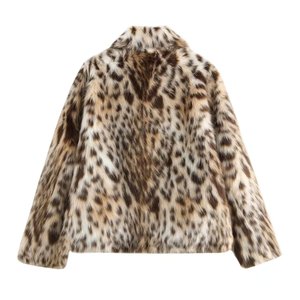 <span class=keywords><strong>KP</strong></span>&ZA Damen Winter Neuer Langer Ärmel Kunstpelz-Parka Jacke Einfarbig Bedruckt Übergröße Schlanker Schnitt Gestrickt Einreihig Vintage - Product Image 2