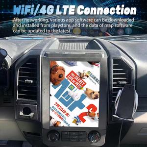 Radio para Auto con Pantalla Tesla de 12.1 Pulgadas para Ford Raptor F150 F250 F350 F450 F650 2015-2019, Android, GPS, Autoradio, Reproductor Multimedia de Video - Product Image 1