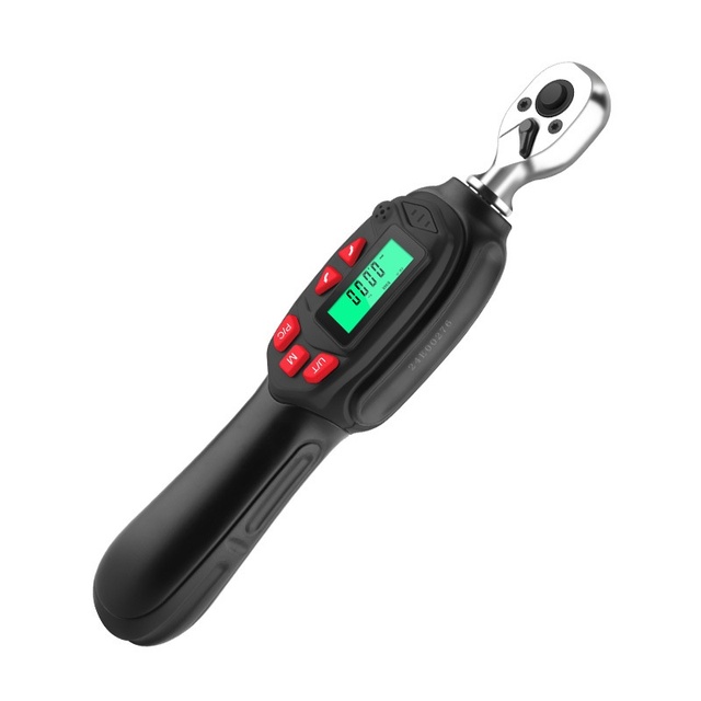 High Precision Digital Torque Wrench, Adjustable Ratchet Head Electronic Torque Spanner, Kg Torque Adjustable