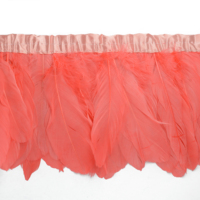 15-20cm couture tissu ruban ruban plume d'oie frange garniture pour bricolage artisanat vêtements robe Costume chapeau accessoire fête décor à la maison