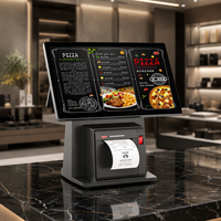 Kiosque de paiement automatique OEM ODM pour bureau, écran tactile, système de point de vente tout-en-un avec imprimante thermique pour restaurants et commerces de détail