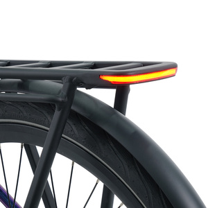 จักรยานไฟฟ้า <span class=keywords><strong>C60</strong></span> EBIKE ระบบขับเคลื่อนด้วยสายพาน พร้อมยาง 700C คอนโทรลเลอร์ Bafang และมอเตอร์ดุมล้อหลัง 3 สปีด จักรยานไฟฟ้า - Product Image 5