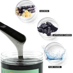 Campione gratuito 100% Formula naturale Gel attivo carbone depilazione <span class=keywords><strong>pasta</strong></span> di <span class=keywords><strong>zucchero</strong></span> <span class=keywords><strong>cera</strong></span> per assorbire le tossine della pelle - Product Image 3