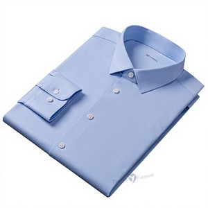 <span class=keywords><strong>Camicia</strong></span> da <span class=keywords><strong>Uomo</strong></span> Primaverile e Autunnale di Lusso Leggero, Maniche Lunghe, Senza Bisogno di Stiratura - Product Image 2