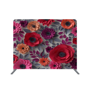 Tùy chỉnh thẳng có thể gập lại thương mại hiển thị quảng cáo triển lãm hiển thị đứng bước và lặp lại Backdrop Banner với đứng - Product Image 4