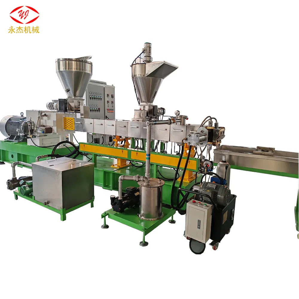 PE/PVC/ABS/PS/PC PP granule making machine extruder twin screw extruder plastic granules extrusion