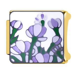 Très populaire de haute qualité plaqué or 18K motif fleur bracelet italien breloque bijoux de bricolage - Product Image 4