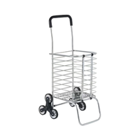 Chariot à panier en aluminium Chariot d'escalade Chariot d'épicerie Chariot de supermarché pliable pour l'extérieur