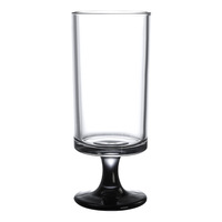 Tasse à vin en verre à cocktail transparente et durable de conception moderne créative pour l'usage de barre de partie