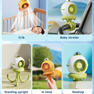 Powerful Large Rechargeable Table <b>Hand</b> Cute Mini Toy Mosquito Repellent Outside <b>Fan</b> for Kids Children - Product Image 3