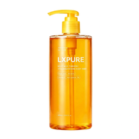 Lxpure 400ml Gel Douche Moussant Éclaircissant et Nourrissant à l'Acide Kojique et au Curcuma, Niacinamide et Vitamine C pour Peaux Inégales GMPC