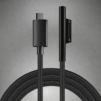 Câble magnétique USB C PD à charge rapide 3A, câble de synchronisation de données de type C tressé en nylon, 1m 1,5m 2m pour ordinateur portable Surface, tablette