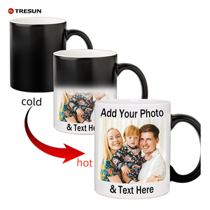 Bán buôn tùy chỉnh 11 oz nhiệt kích hoạt ma thuật thăng hoa màu thay đổi cốc cà phê màu thay đổi in mug - Product Image 1