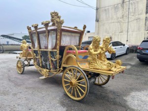 Châu âu thanh lịch công chúa giấc mơ bí ngô đám cưới xe điện nhà máy bán hàng trực tiếp đám cưới vận chuyển - Product Image 2