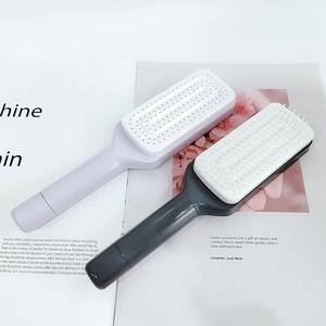 <span class=keywords><strong>Brosse</strong></span> <span class=keywords><strong>à</strong></span> <span class=keywords><strong>cheveux</strong></span> rétractable <span class=keywords><strong>autonettoyante</strong></span> avec poils en nylon <span class=keywords><strong>Brosse</strong></span> <span class=keywords><strong>à</strong></span> <span class=keywords><strong>cheveux</strong></span> démêlante pour usage domestique avec fonctions de massage par évent - Product Image 5