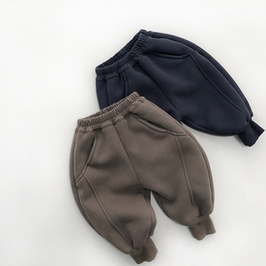 Pantalon long décontracté pour garçon et bébé de haute qualité, en laine épaisse et chaude, pour la marche et le <span class=keywords><strong>jogging</strong></span> pour enfants - Product Image 1