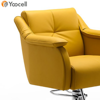 Chaise de coiffure Yoocell, nouvelle chaise de salon de beauté, chaise de coiffure orange, mobilier de salon, chaise de barbier à prix avantageux