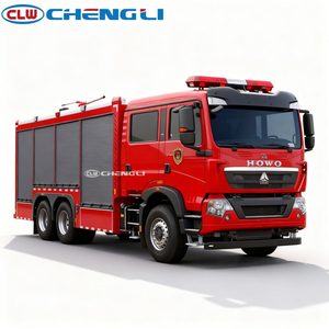 Camión de Bomberos HOWO 6T de Alta Capacidad y Alto Rendimiento con Gran Tanque de Polvo Seco - Product Image 5
