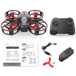 โดรนรุ่นใหม่ Mini A1 ชุดฝึกหัดสำหรับผู้เริ่มต้น วัสดุพลาสติก ควบคุมด้วยรีโมทไฟฟ้าผ่าน WIFI  4 ช่องสัญญาณ ควบคุมผ่านแอพ พร้อมกล้องและแบตเตอรี่ - Product Image 3