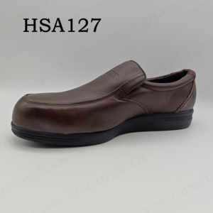 รองเท้าเซฟตี้ LXG รุ่น Production Line Anti-penetration สี<span class=keywords><strong>ด</strong></span>ำ/น้ำตาล สำหรับผู้จัดการ/ผู้นำ/ผู้ดูแล  แบบสวม  สำหรับงานในกาตาร์ HSA124 - Product Image 3